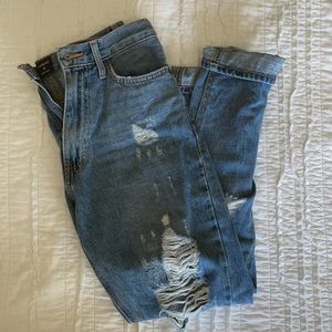 Boutique Distressed Boyfriend Jeans
